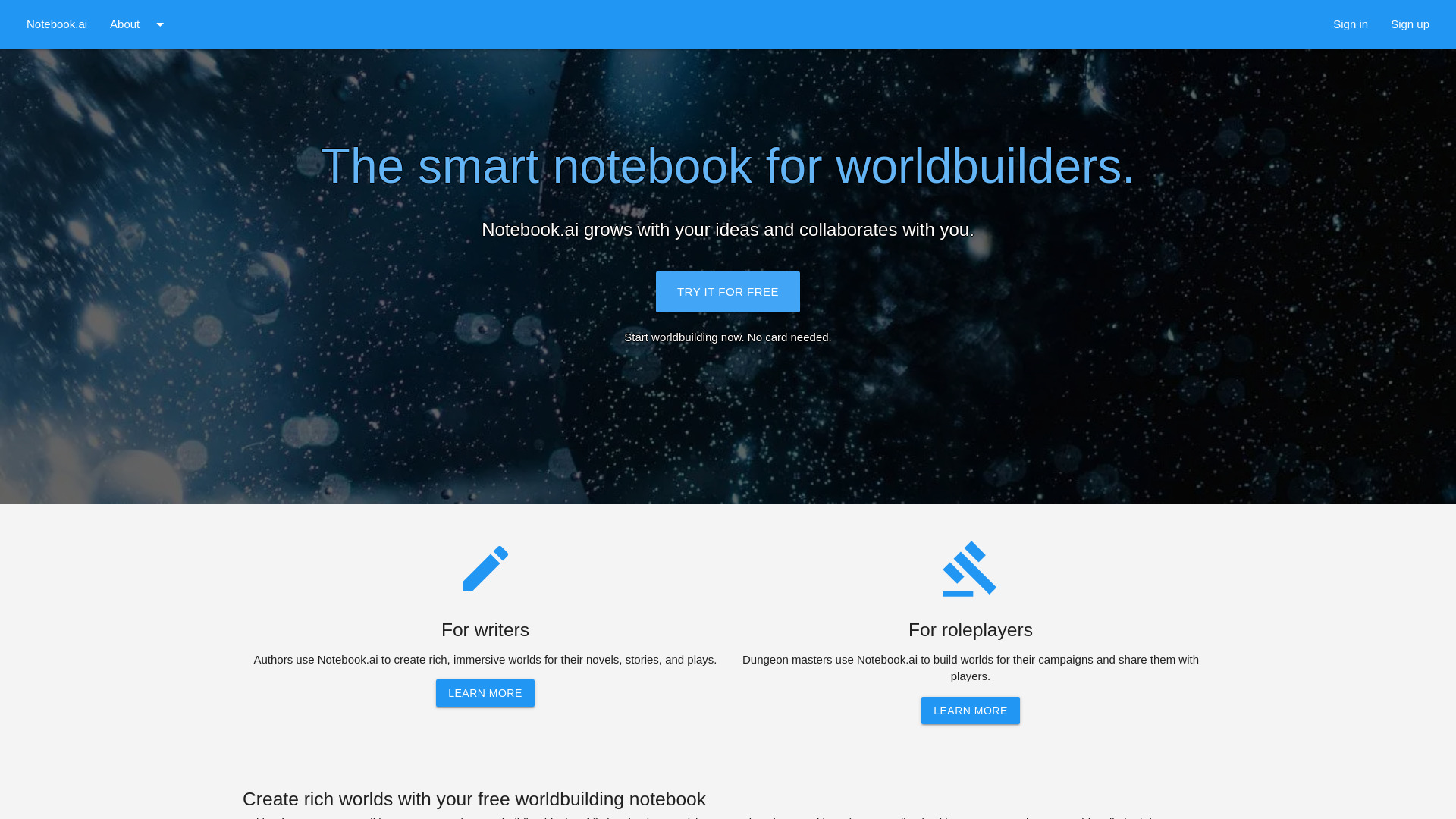 Notebook AI banner