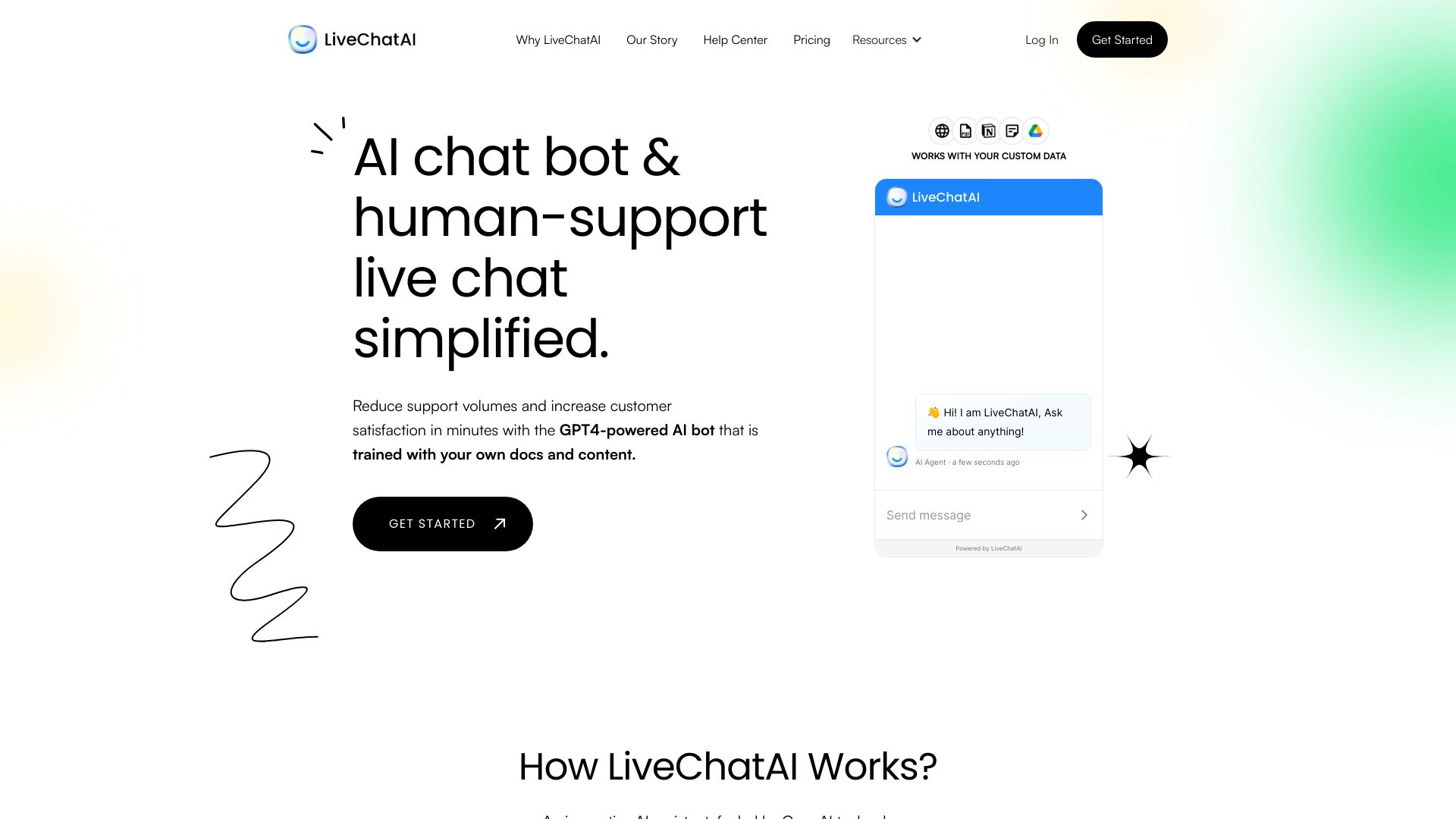 LiveChatAI banner