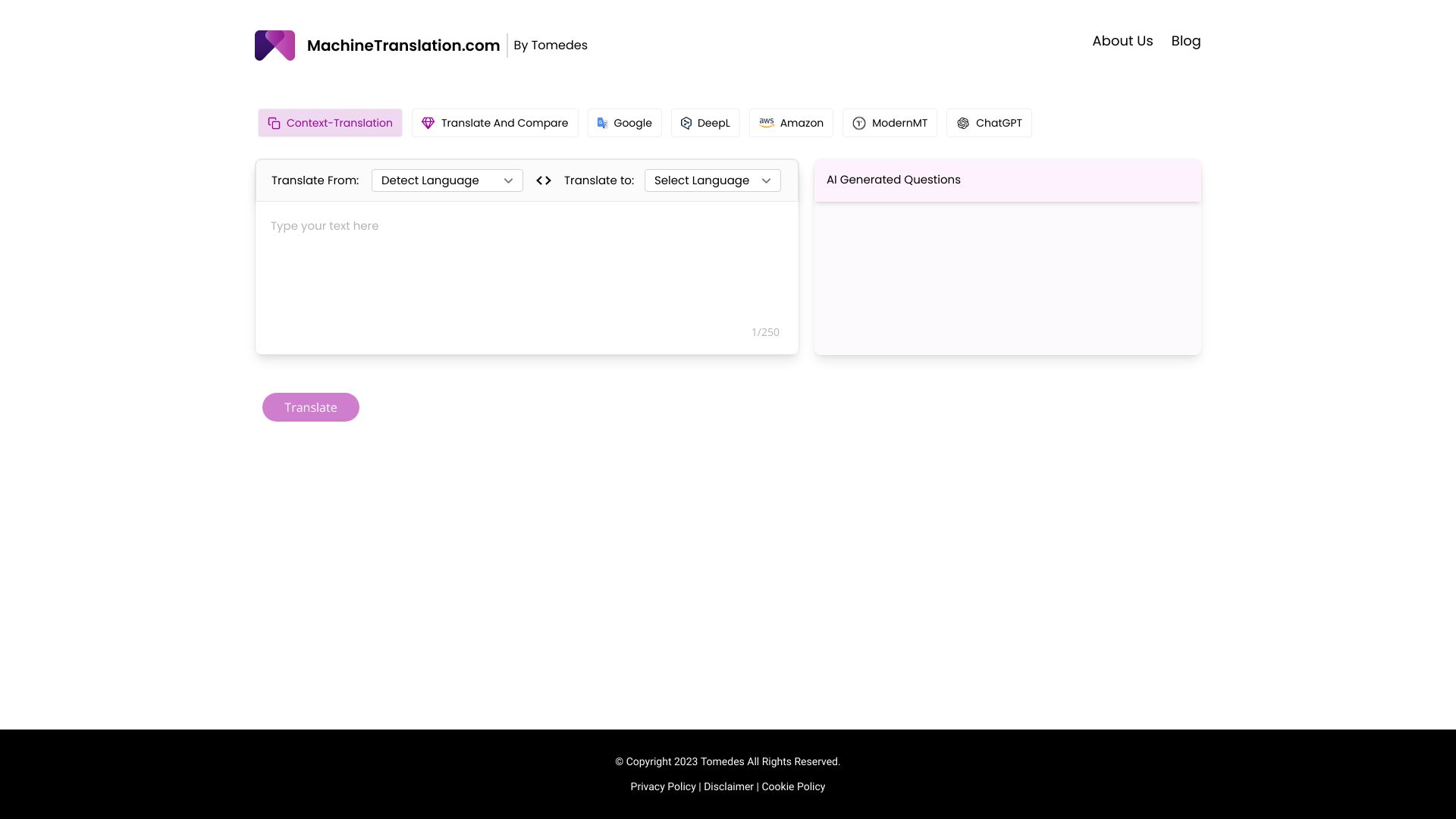 MachineTranslation banner