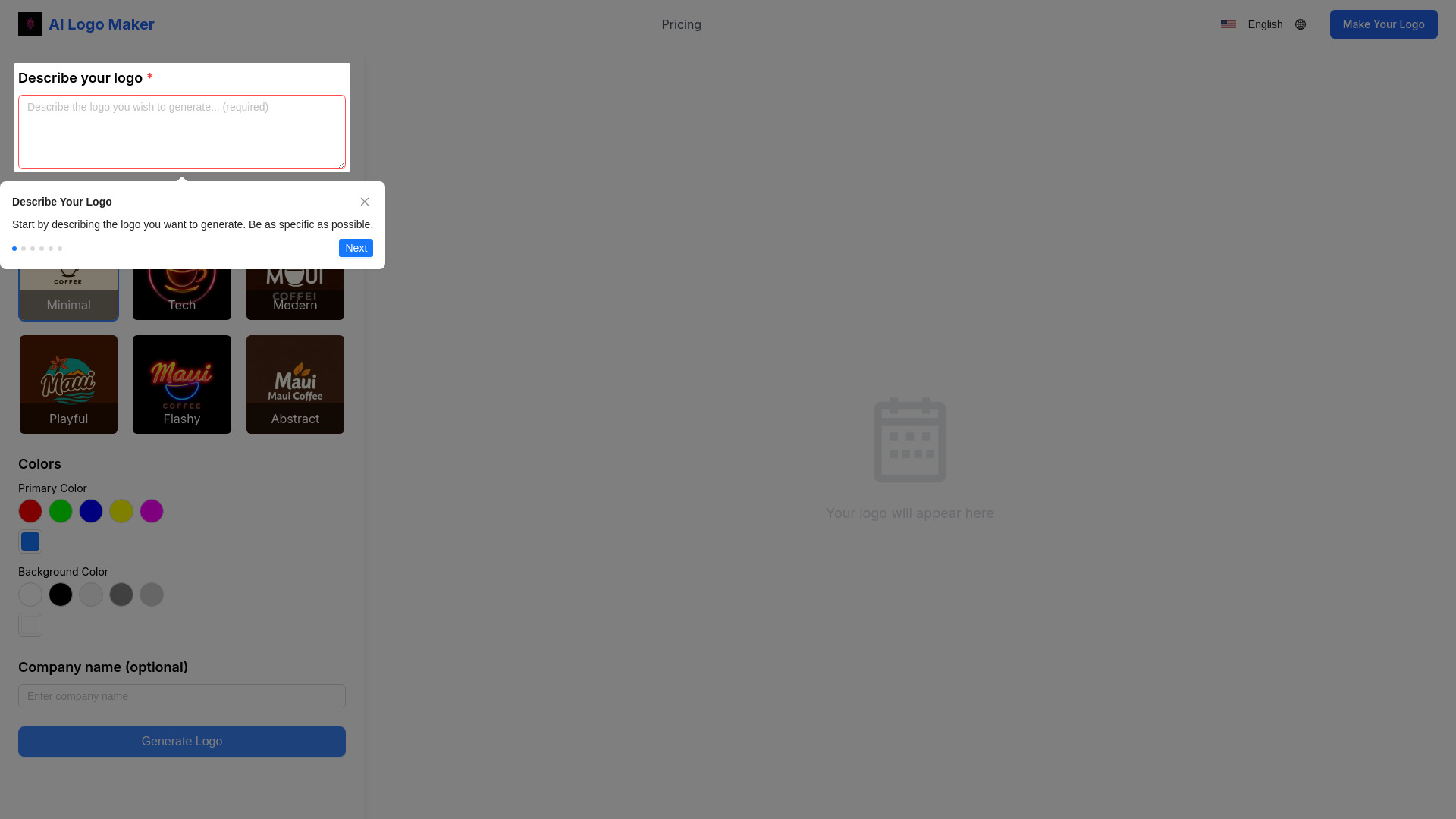 AI Logo Maker banner