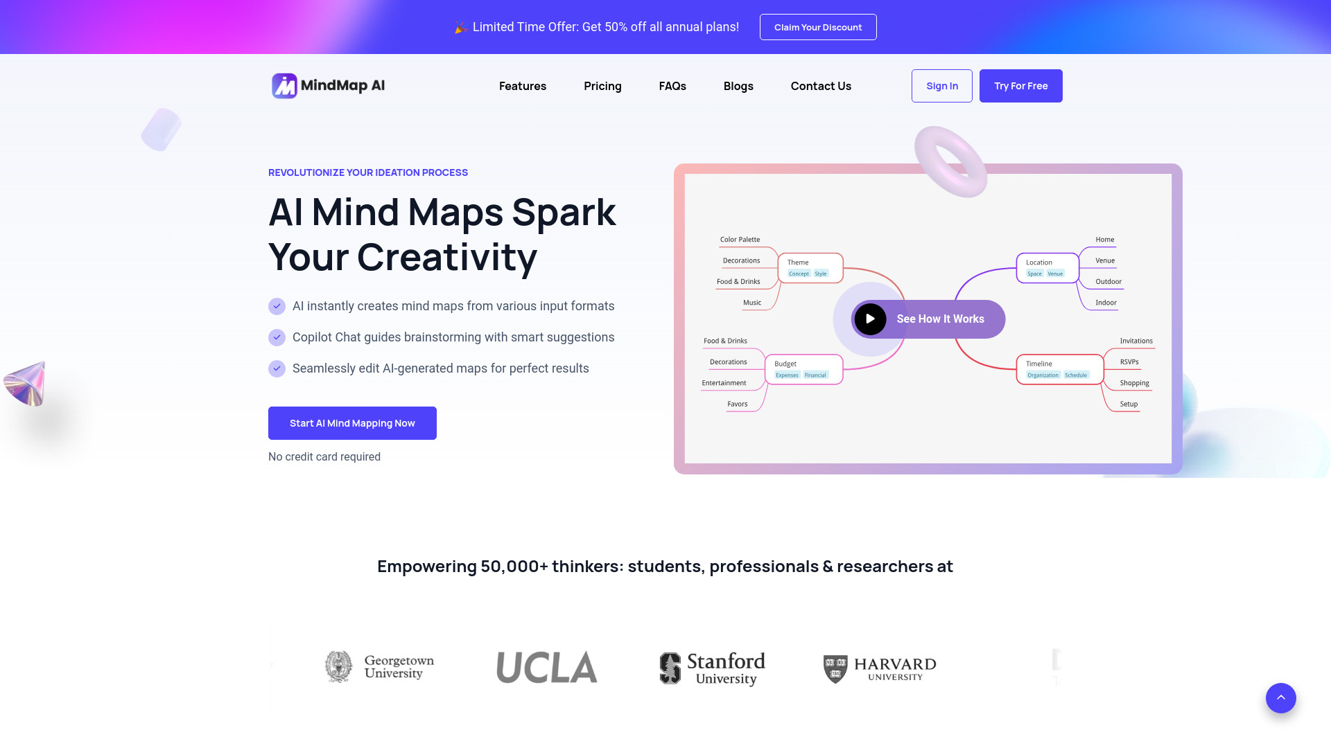 MindMap AI banner