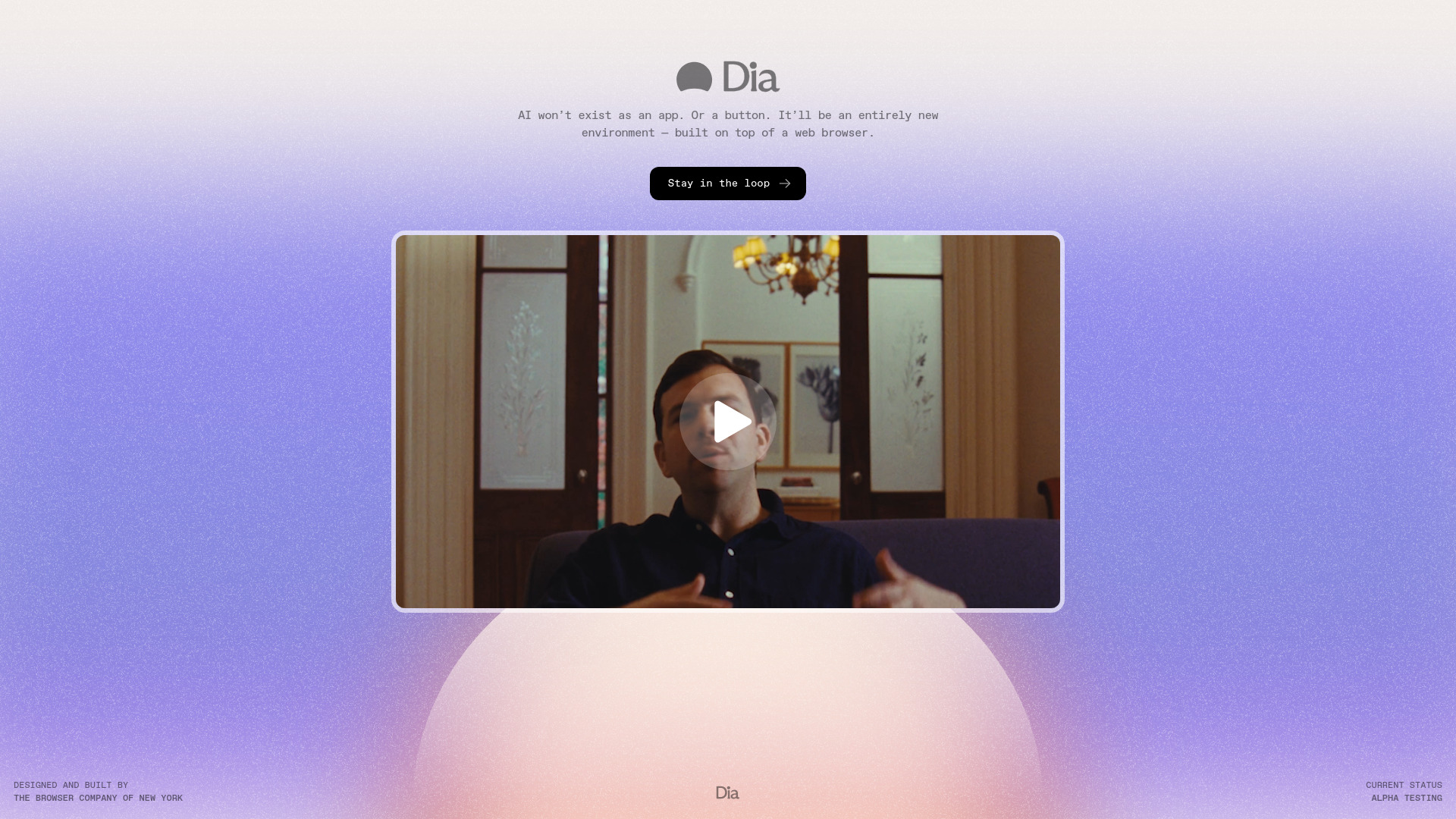 Dia Browser banner