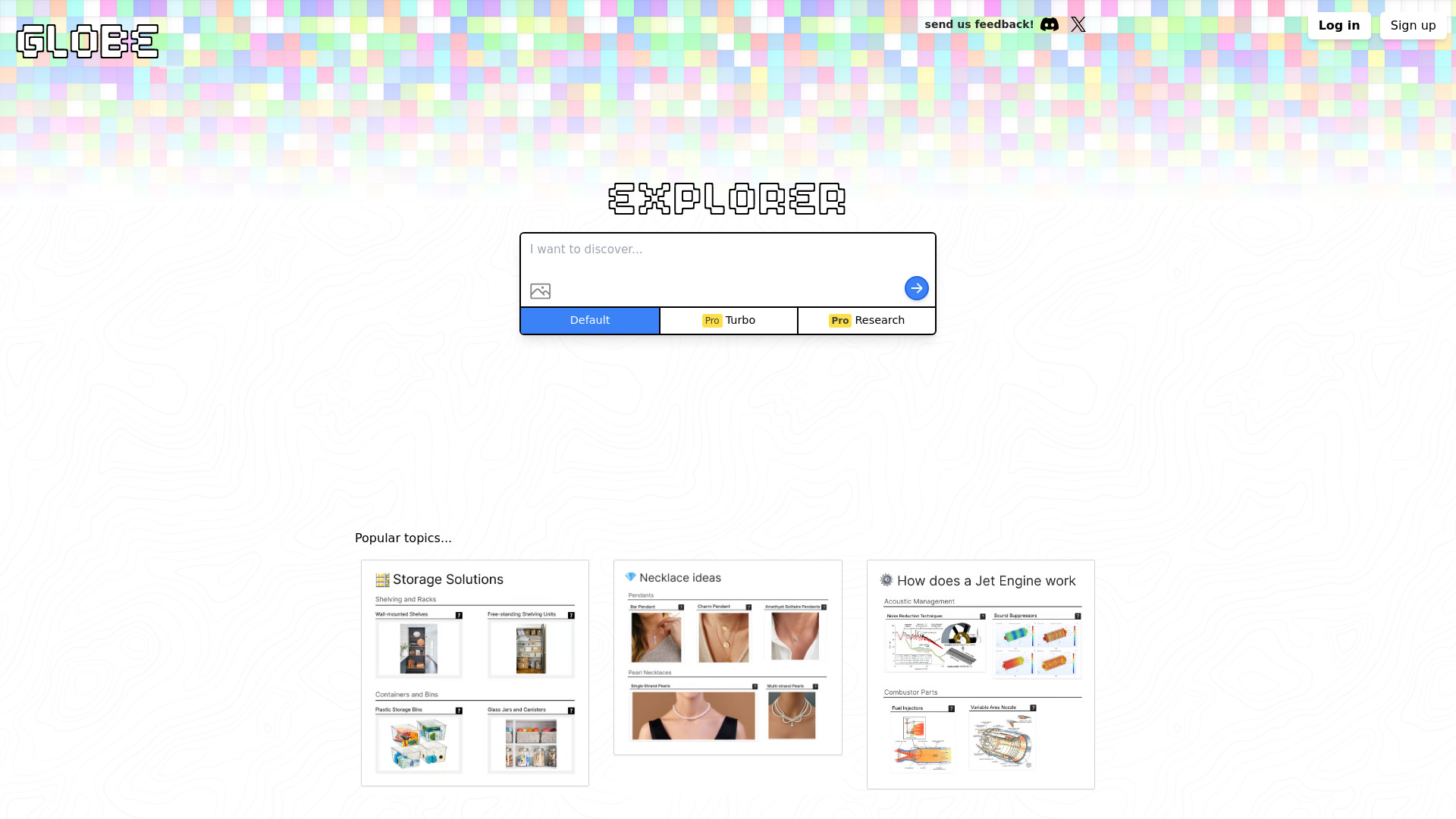 Globe Explorer banner