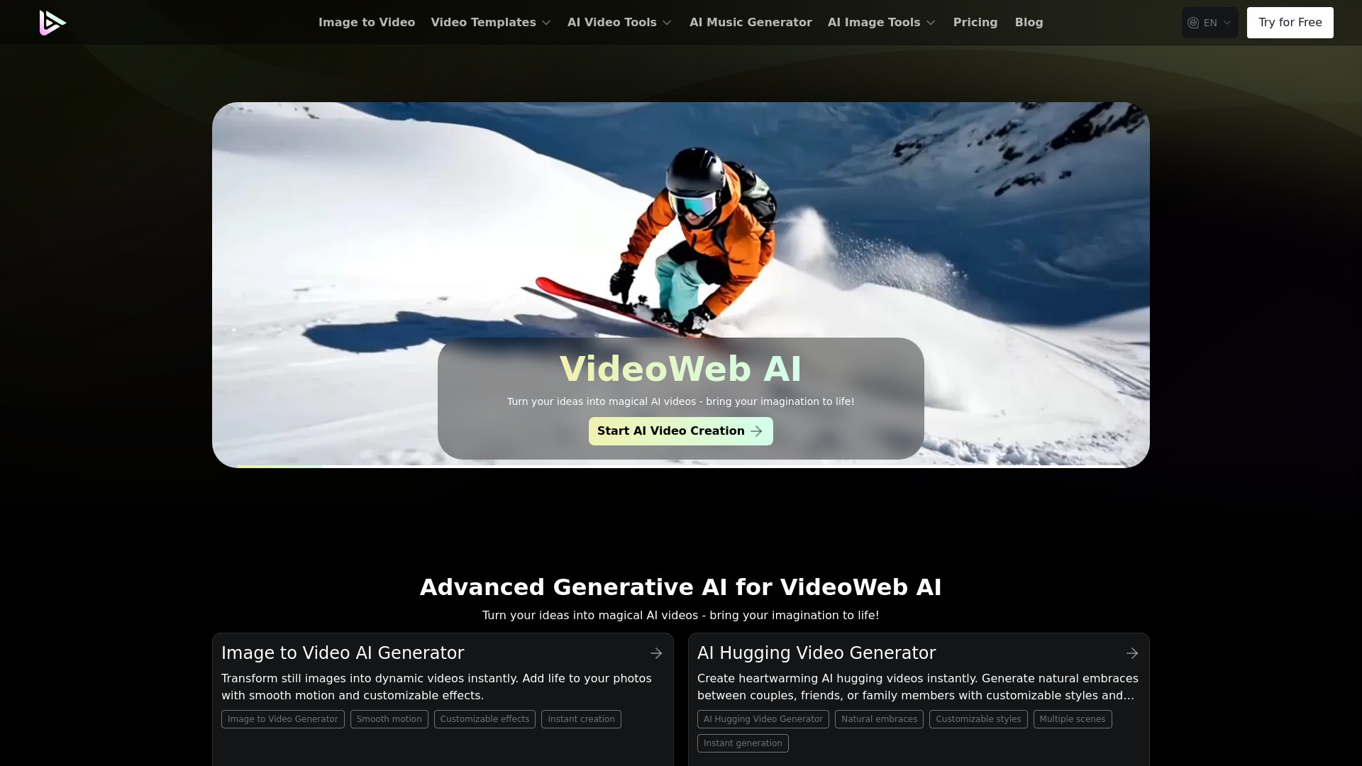 Video Web AI banner
