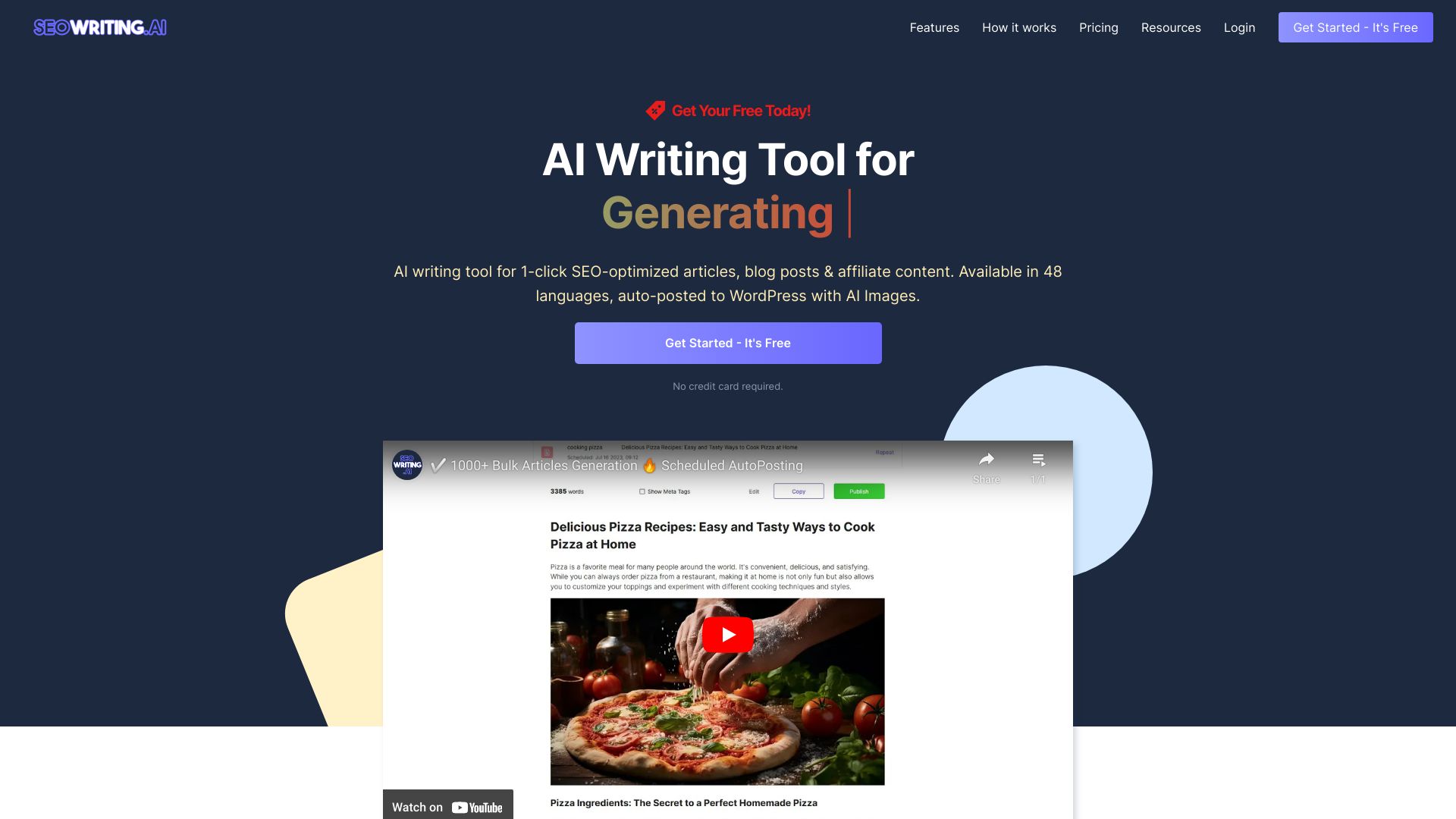 SEO Writing AI banner