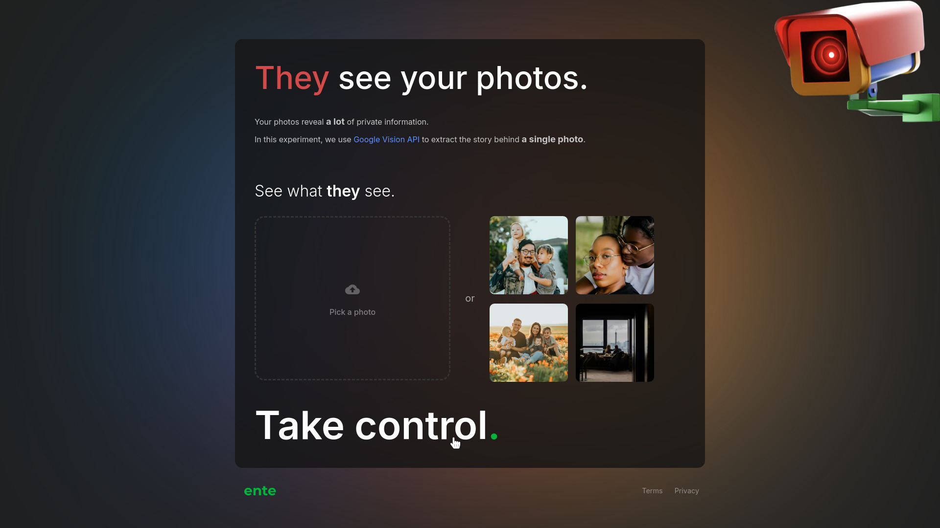 They See Your Photos banner