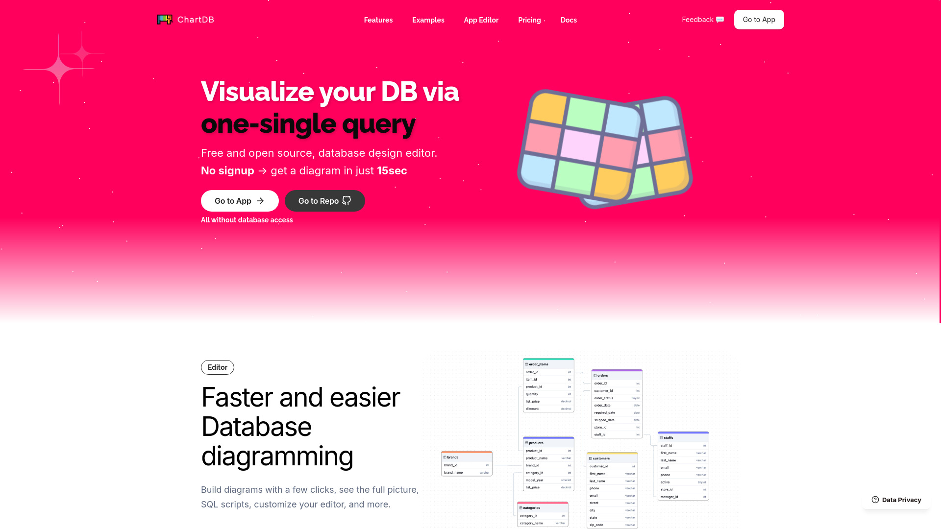 ChartDB banner