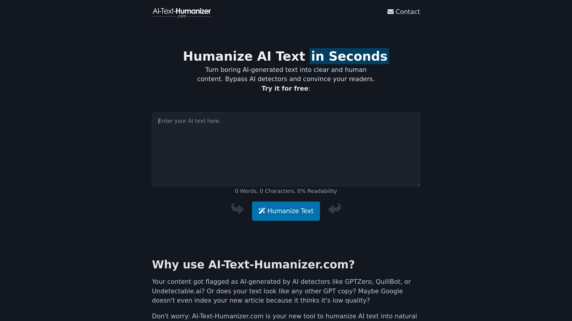 AI-Text-Humanizer banner