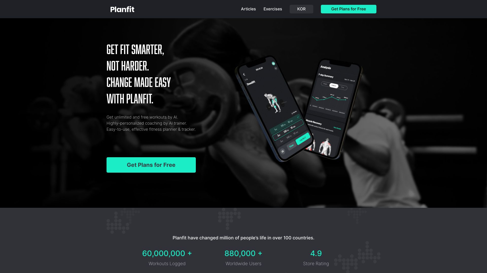 Planfit banner