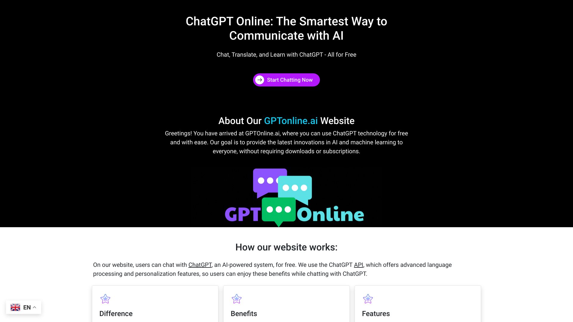 GPTOnline ai banner