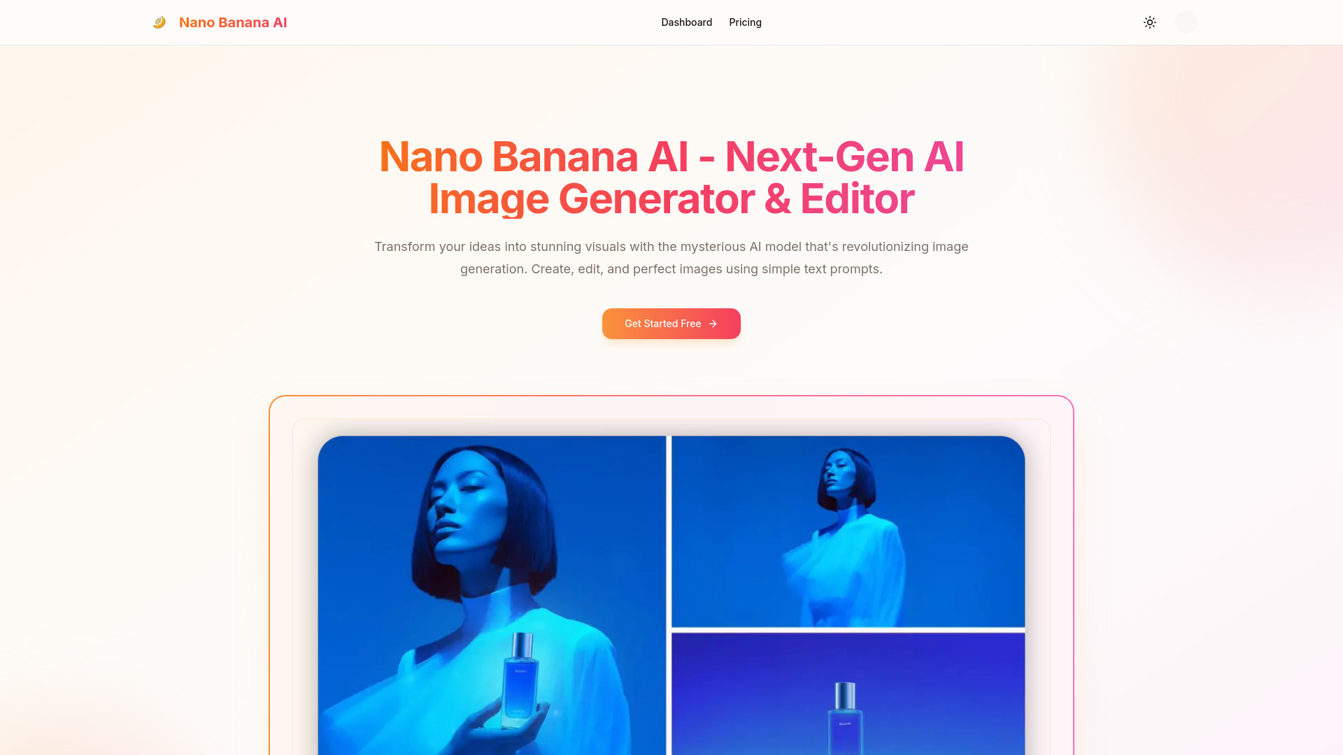 Nano Banana AI banner
