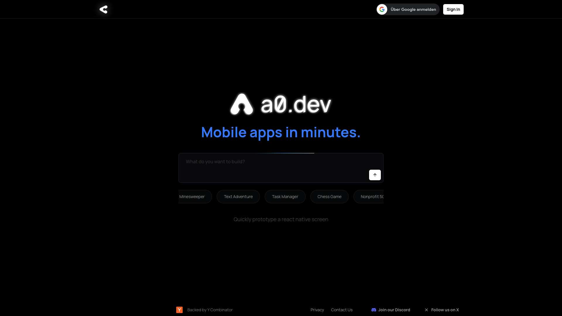 a0 dev banner