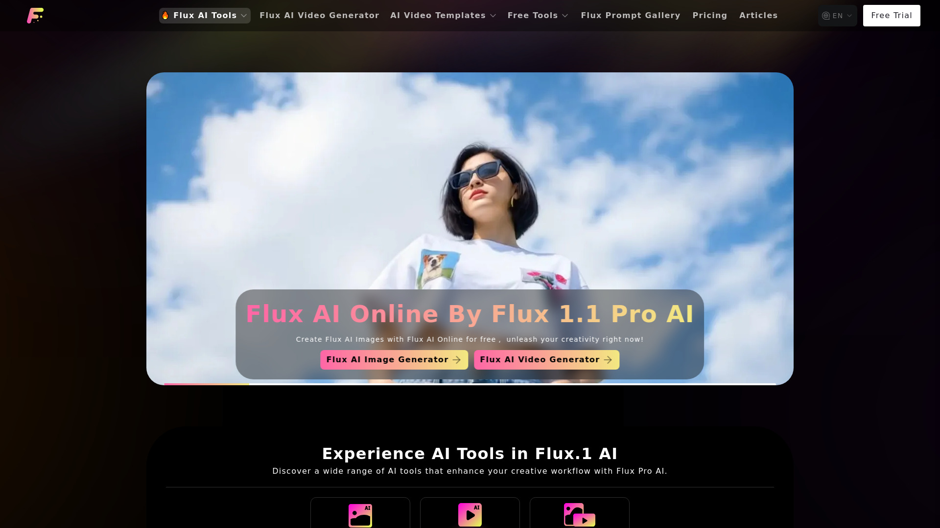 Flux Pro AI banner