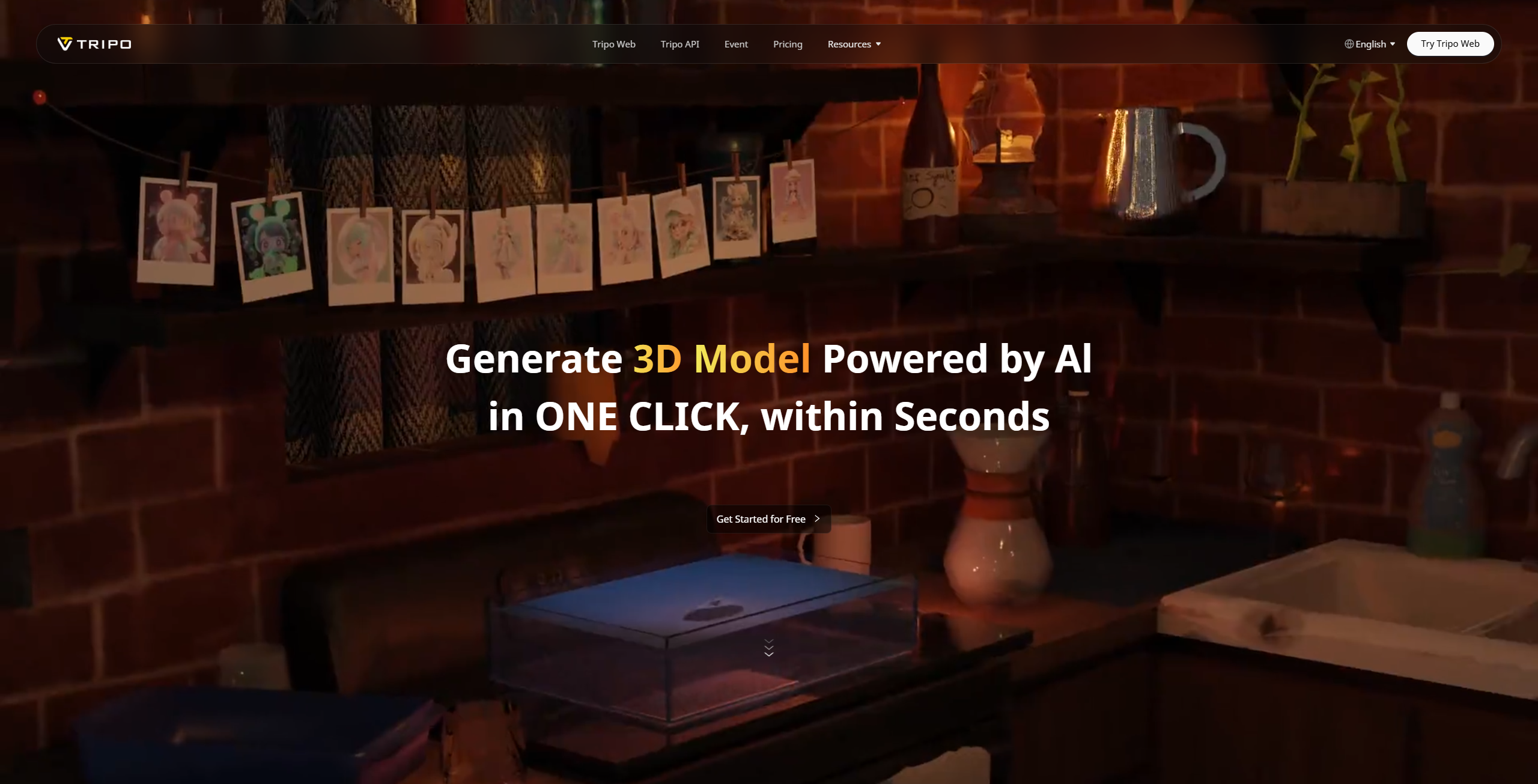 Tripo AI banner
