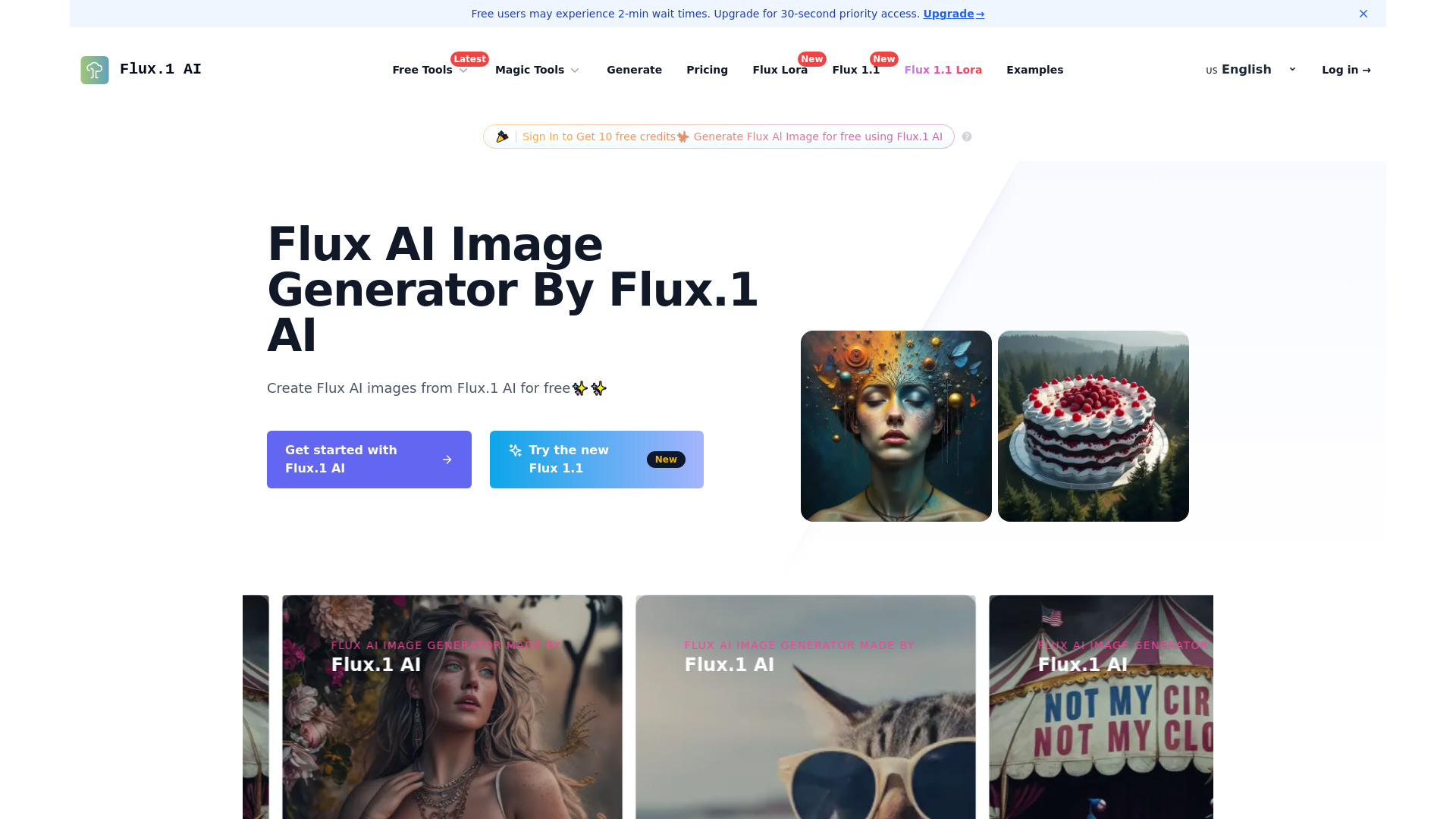 Flux1 AI banner