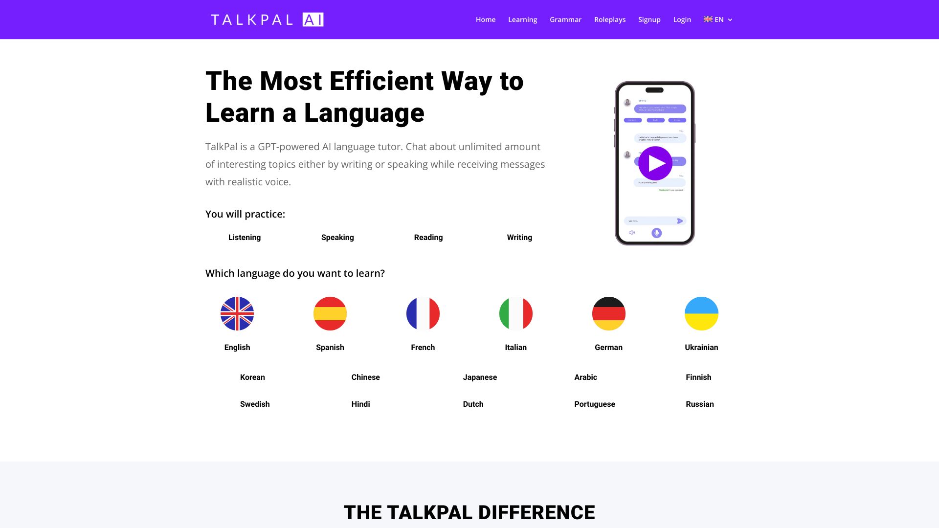 Talkpal banner