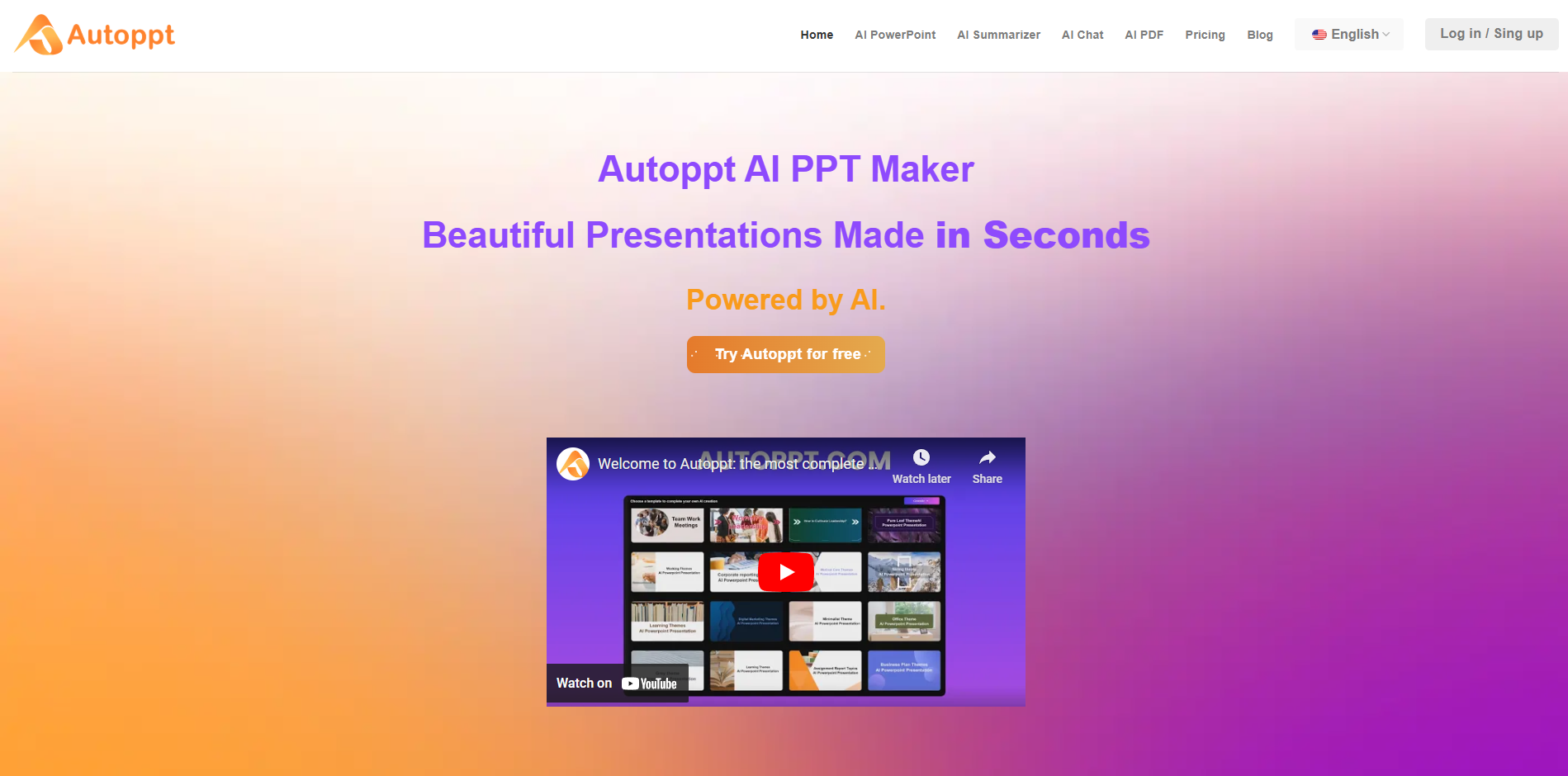 Autoppt banner