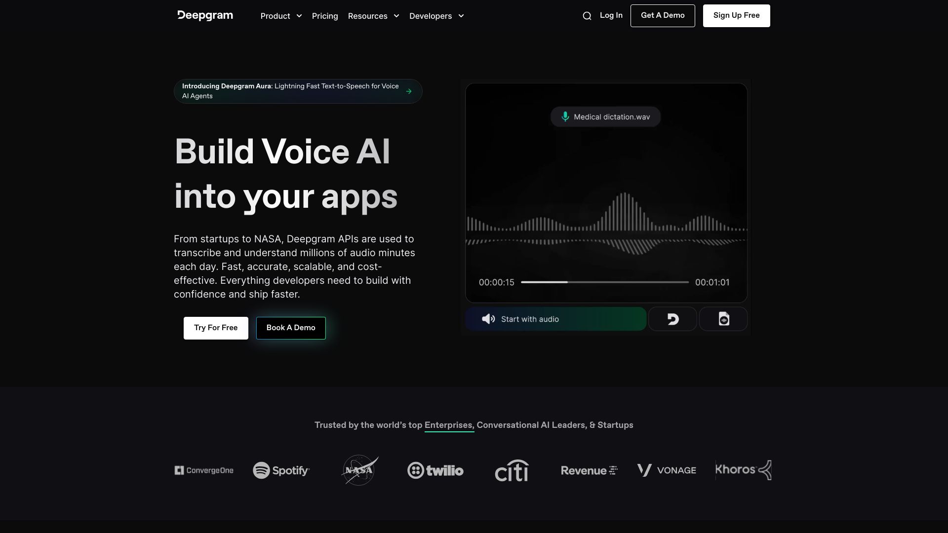 Enterprise Voice AI banner