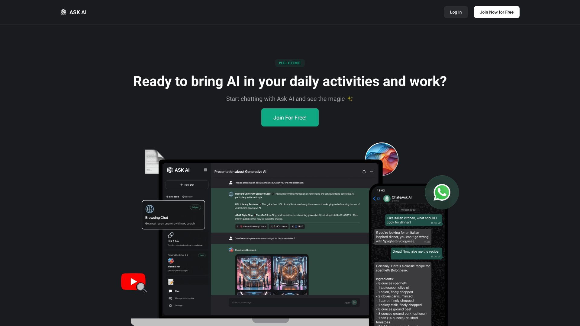 Chat & Ask AI banner