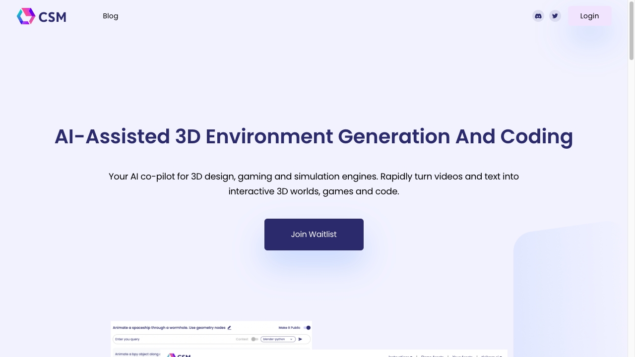 Common Sense Machines (CSM) banner