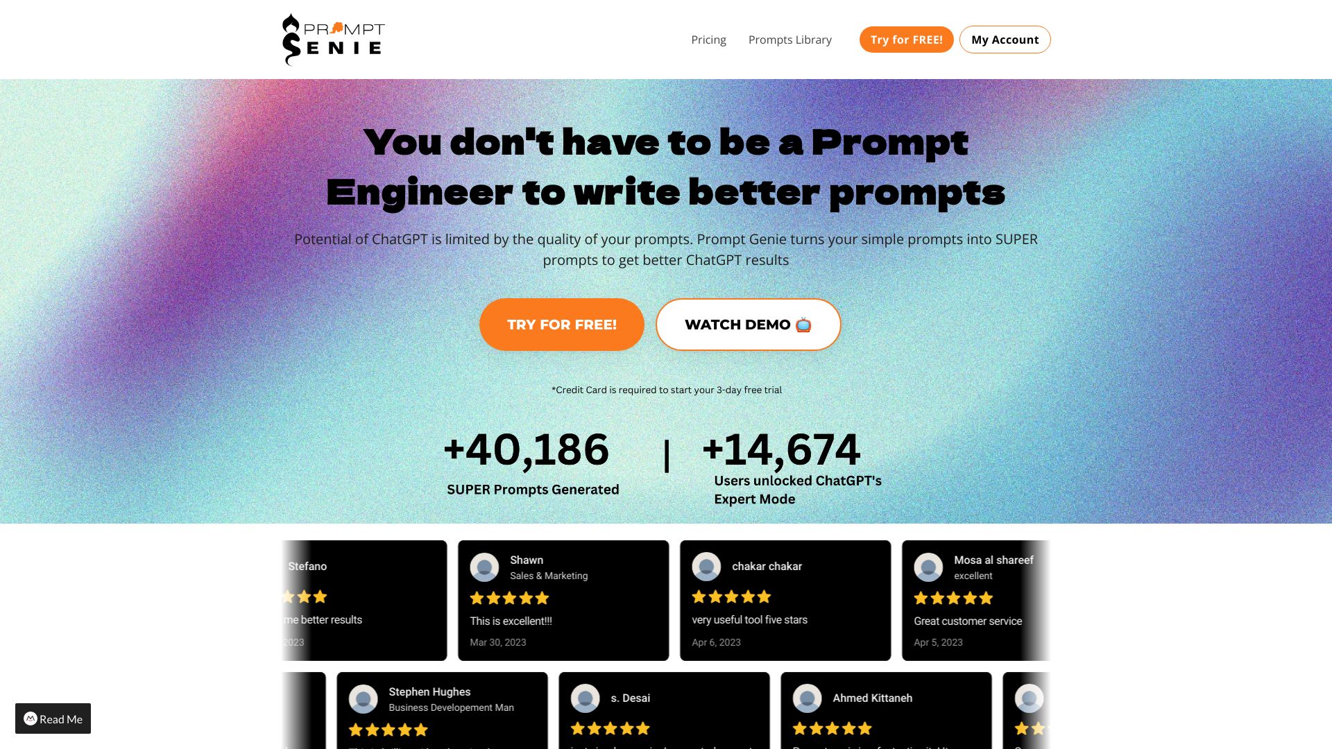 Prompt Genie banner