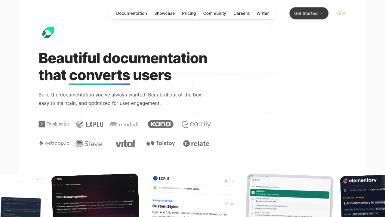 Mintlify banner
