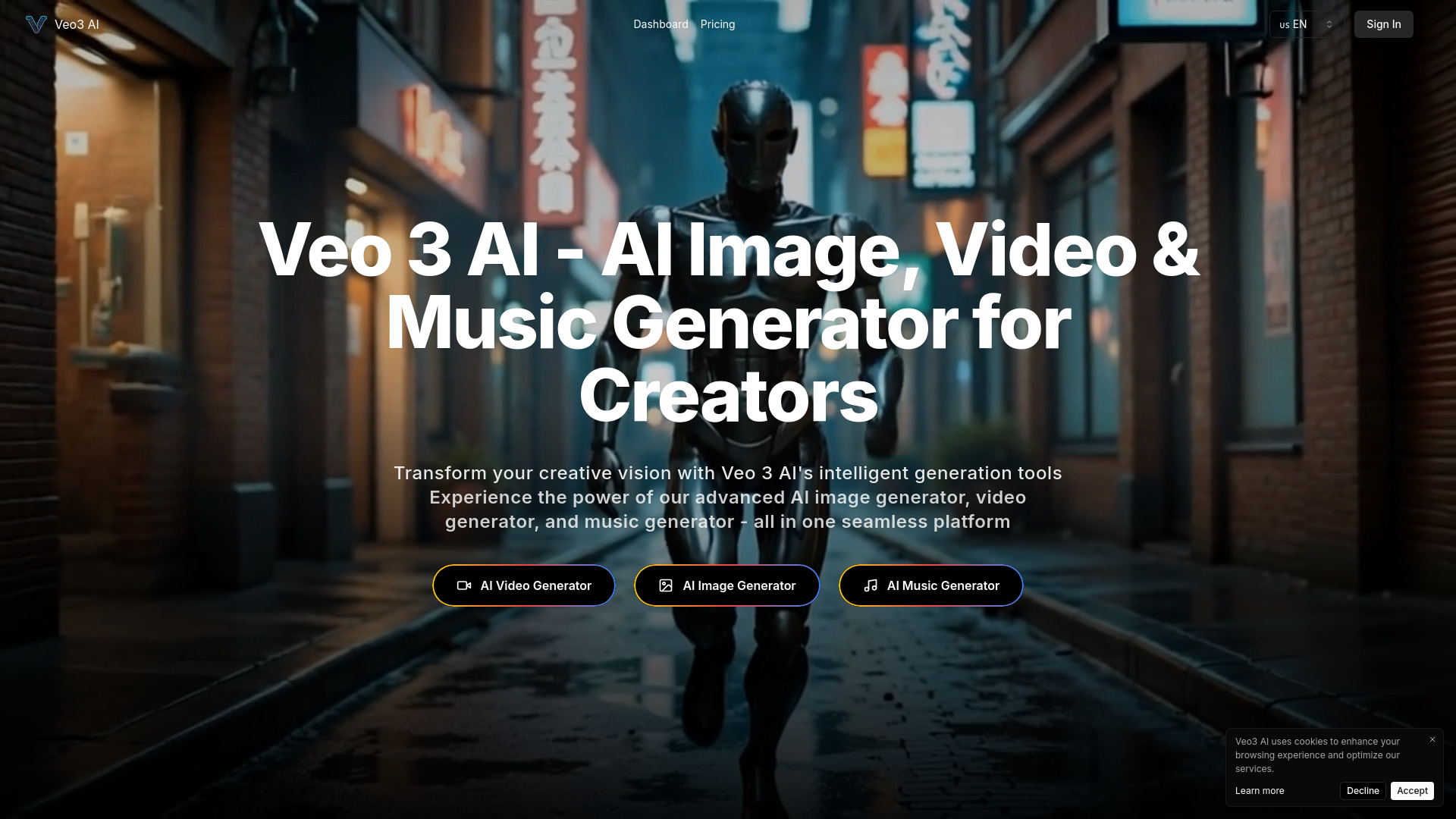 Veo 3 AI banner
