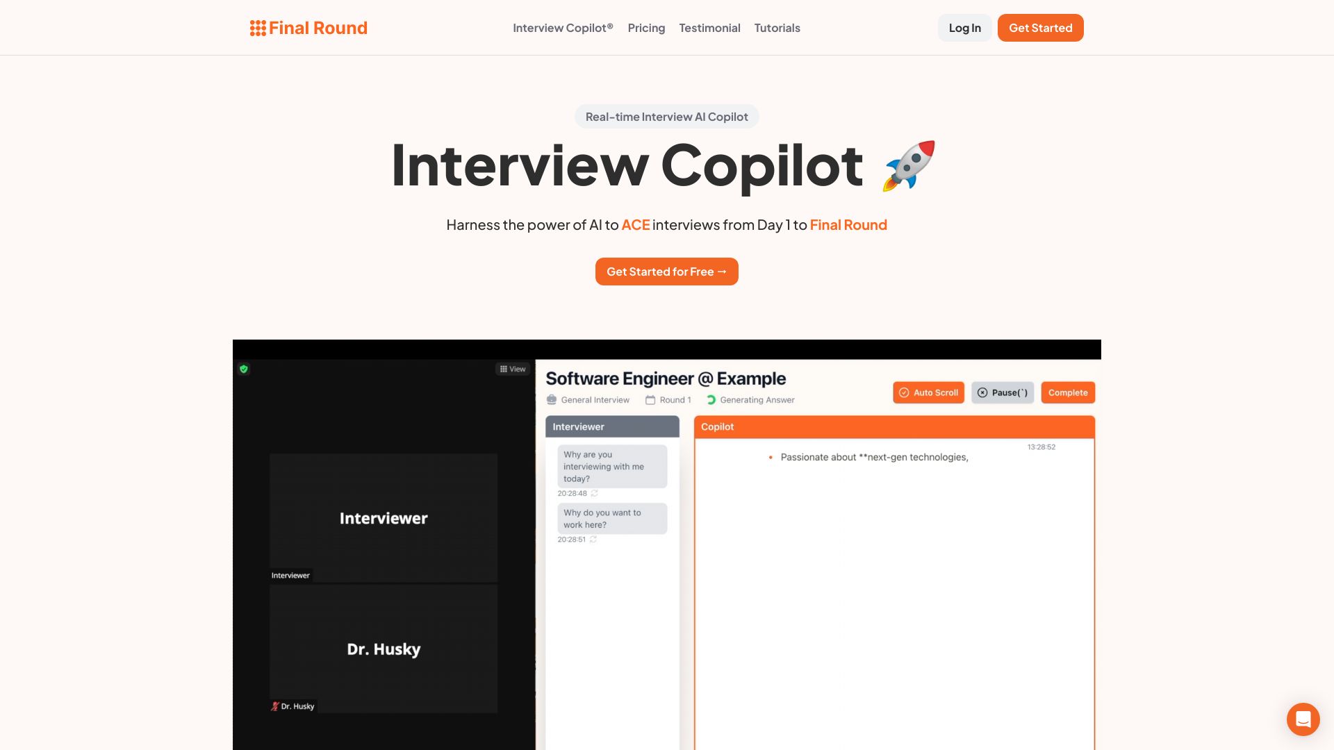 Final Round AI banner