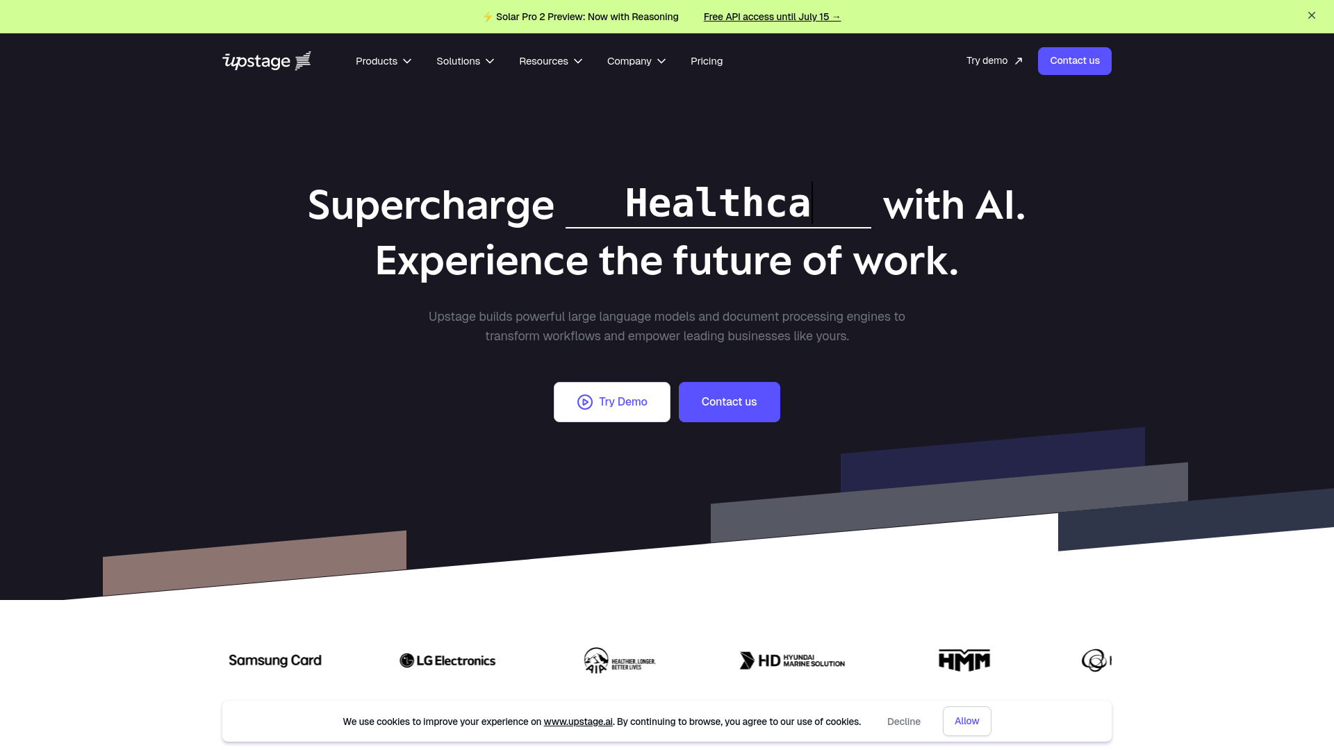 Upstage AI banner