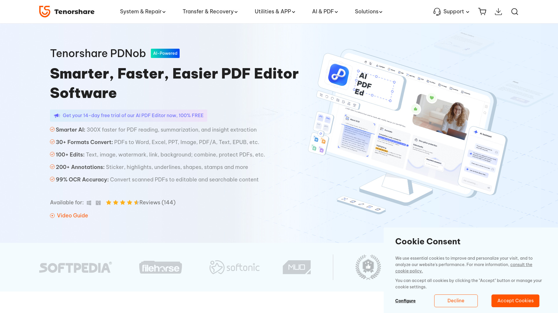 PDNob PDF Editor banner