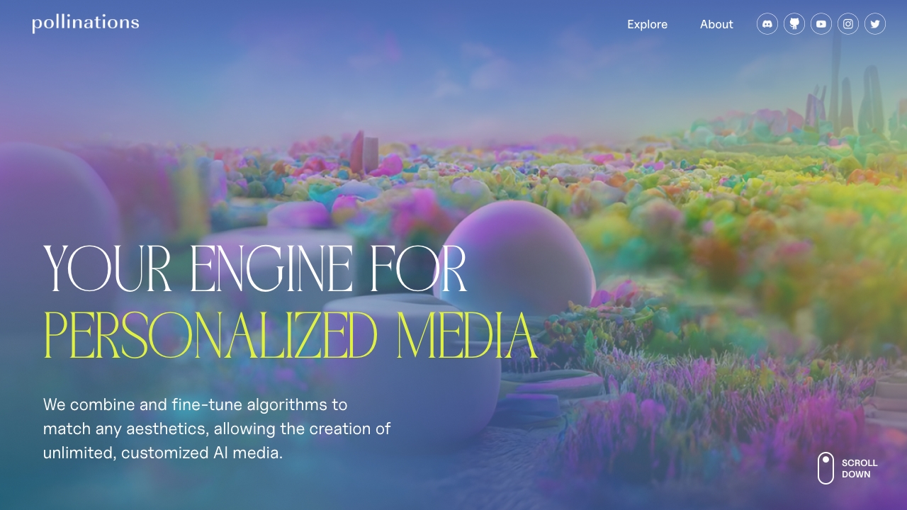 Pollinations banner