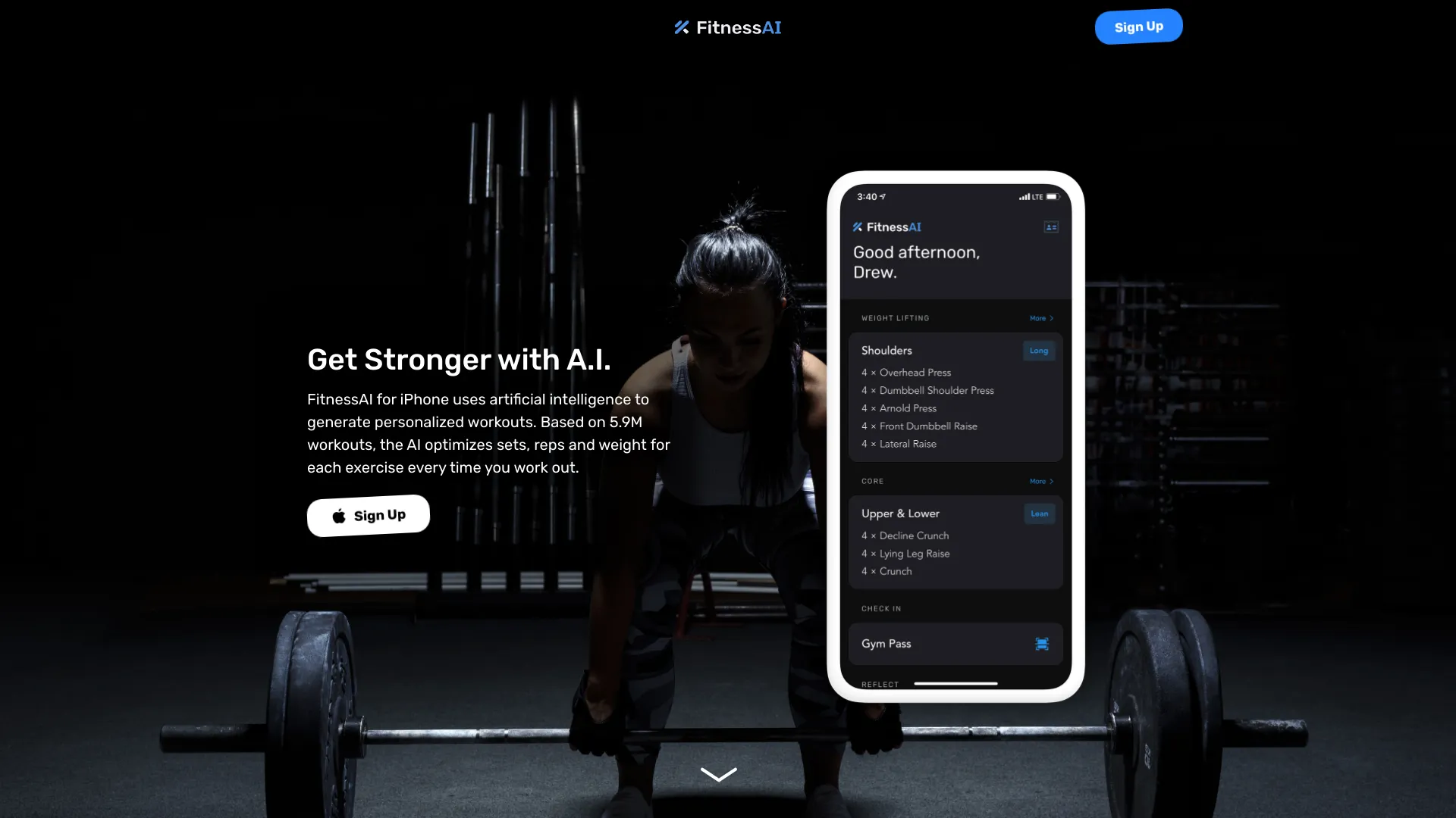 FitnessAI banner