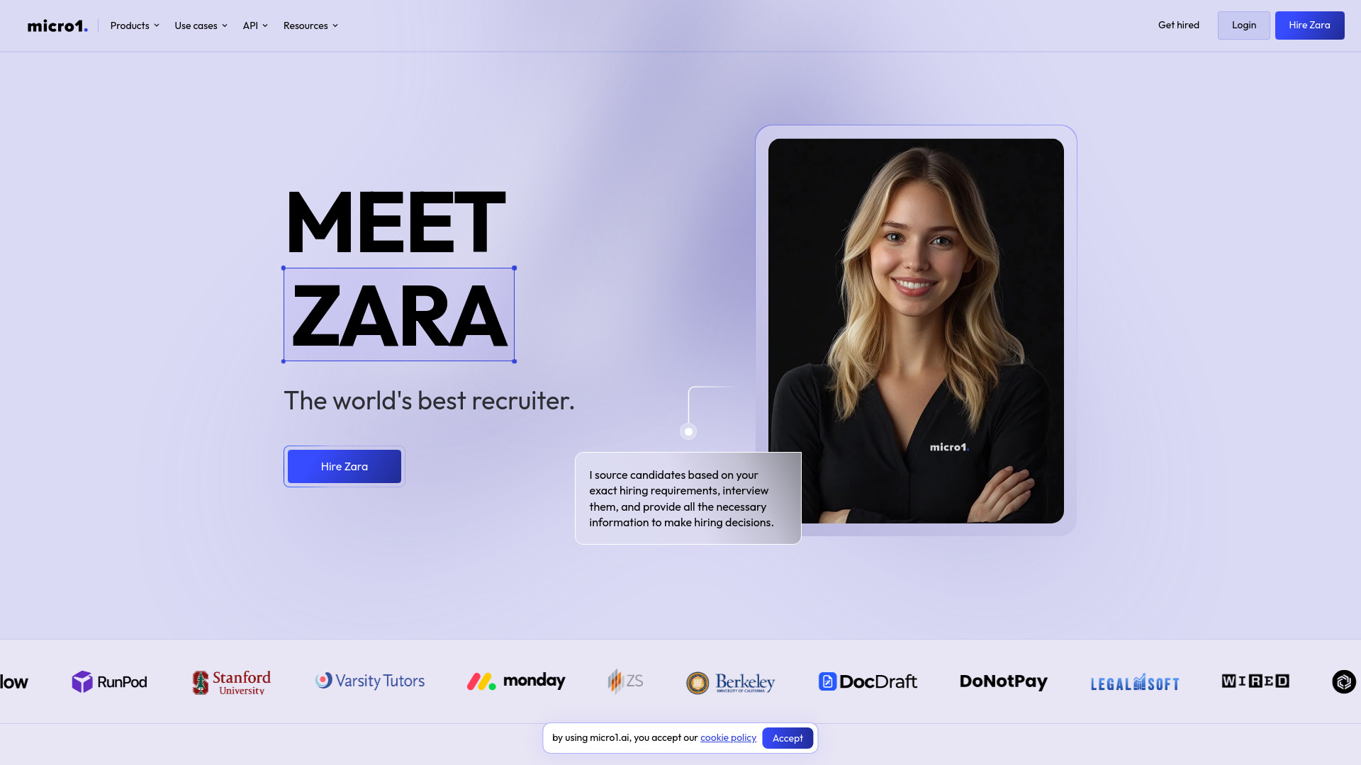 Zara banner