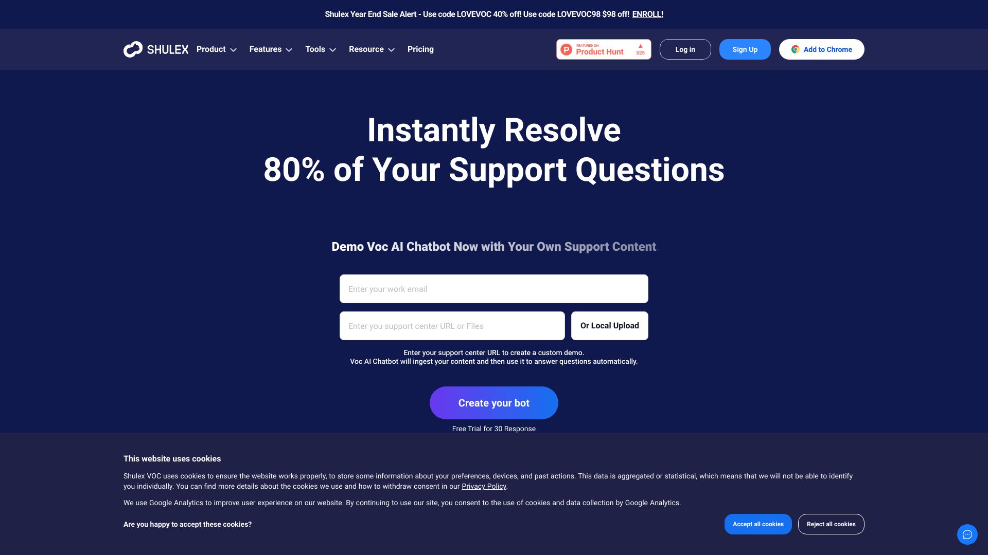 VOC AI Chatbot banner